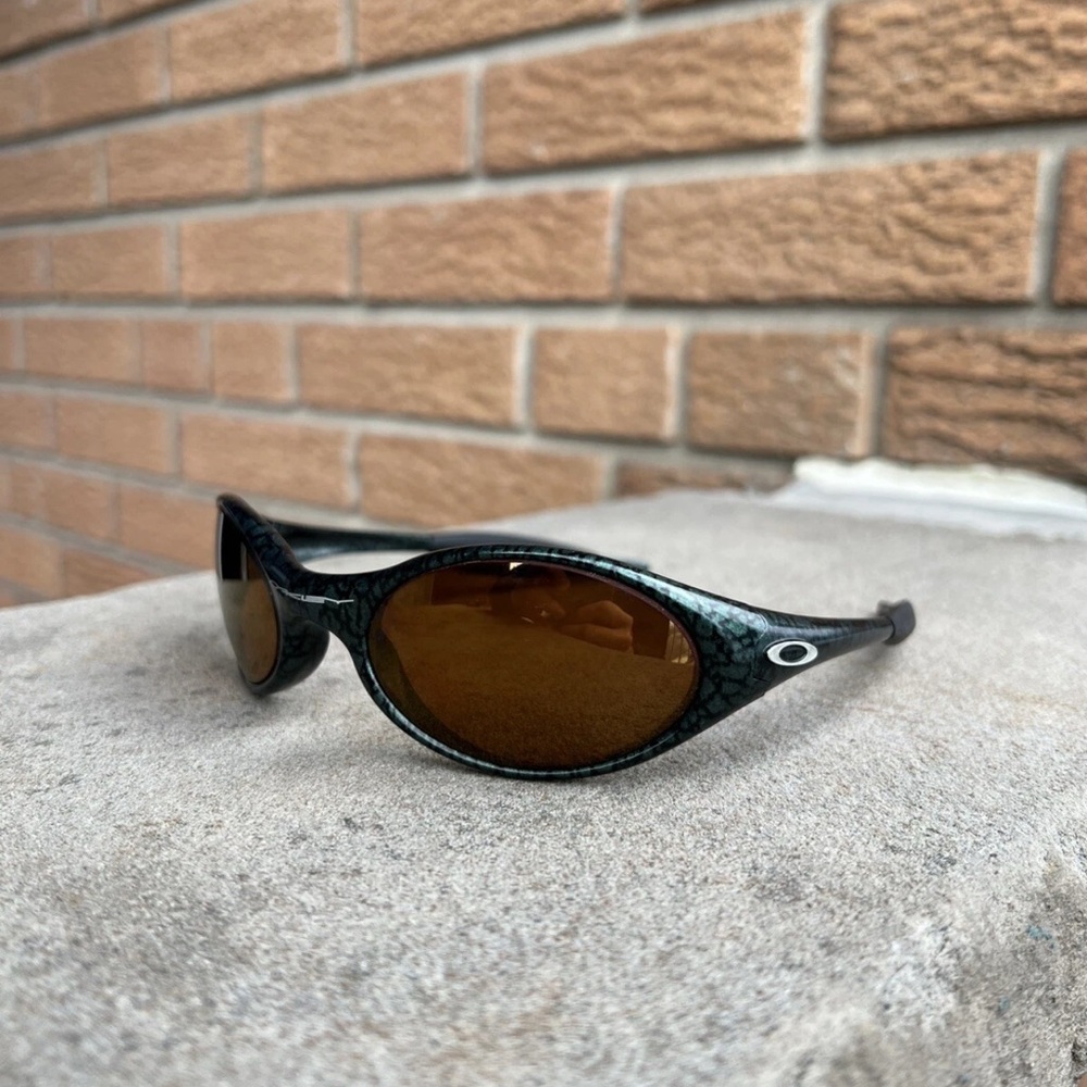 RARE ❗️ Oakley Jacket 1.0 Green Gold Iridium 04-002 1994-1997